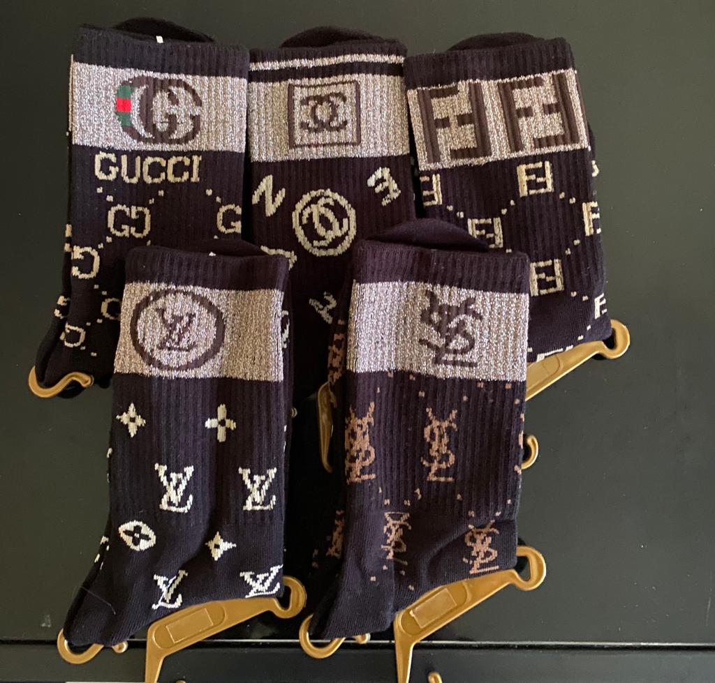 Luxury brand cotton socks are the epitome of comfort and sophistication