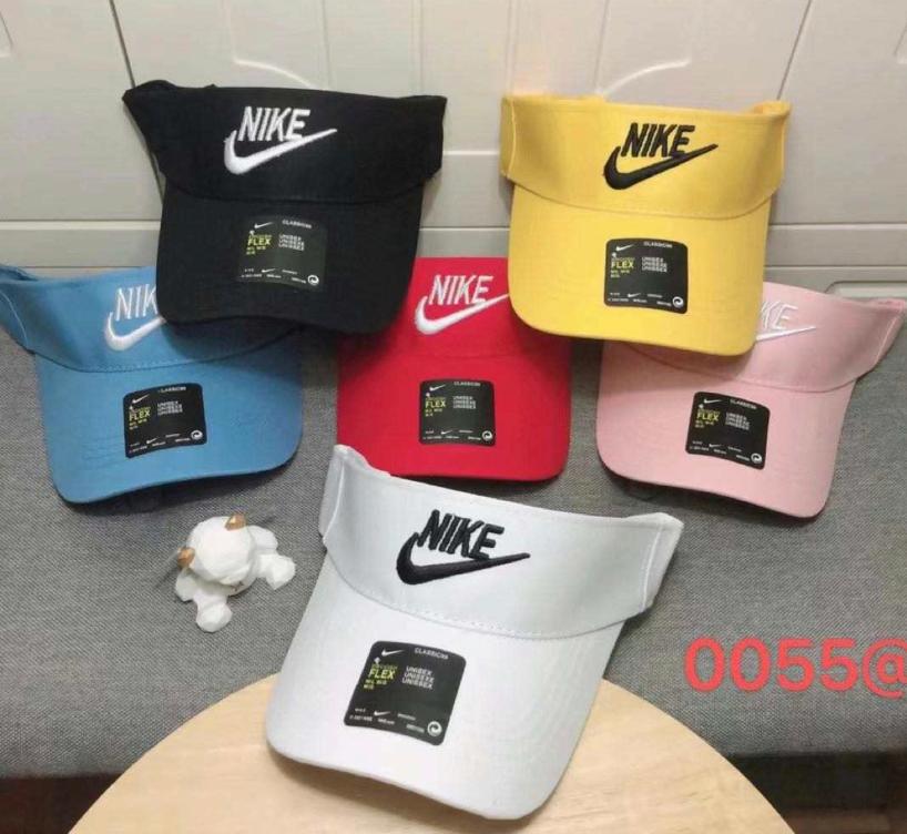 Men women unisex sun block cotton Nike visor cap