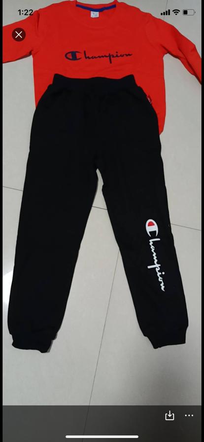 Kids unisex champion sweatsuit