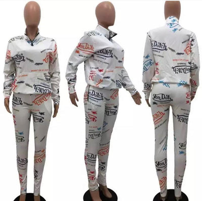 Women von Dutch sweatsuit two piece set casual offer the perfect blend
